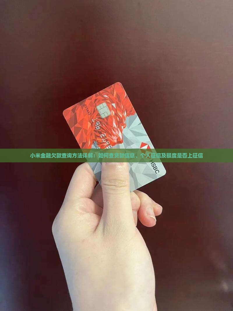 小米金融欠款查询方法详解：如何查贷款信息、个人征信及额度是否上征信