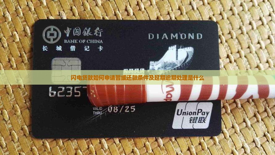闪电贷款如何申请暂缓还款条件及延期逾期处理是什么
