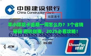 羊小咩享花卡逾期一个星期怎么处理