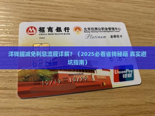 洋钱罐减免利息流程详解