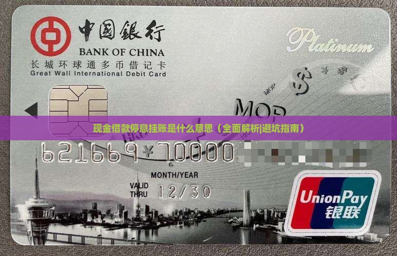 现金借款停息挂账是什么意思