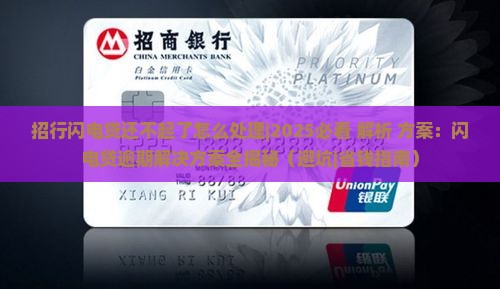 招行闪电贷还不起了怎么处理