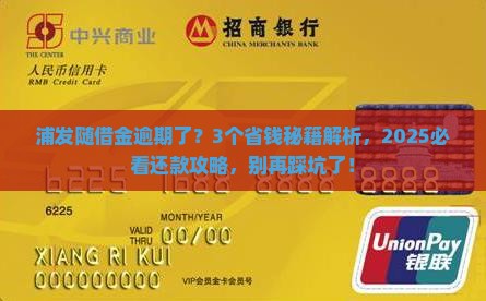 浦发随借金逾期了怎么还款方法 浦发随借金逾期了怎么还款方法