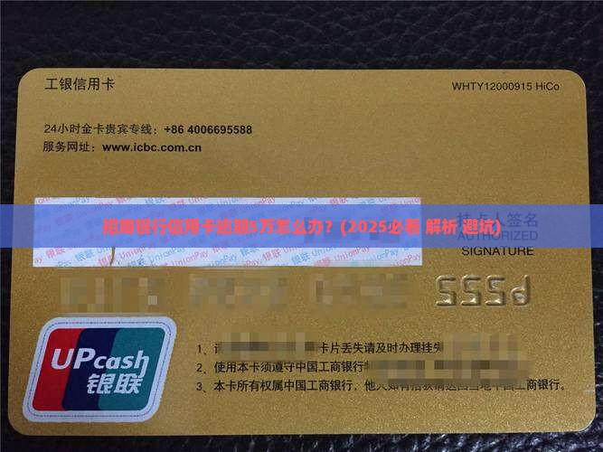 招商银行信用卡逾期5w如何处理