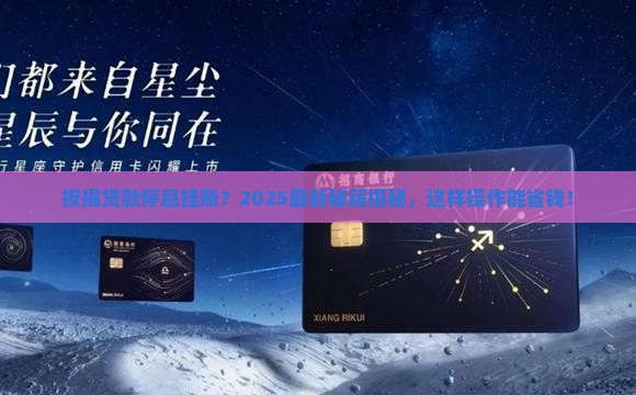 按揭贷款银行协商停息挂账流程解析