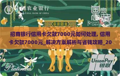 招商银行信用卡欠款7000元如何处理