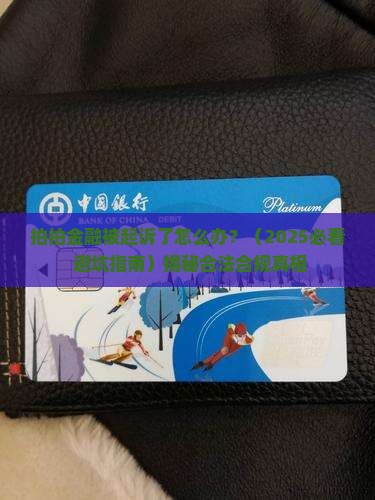 拍拍金融被起诉了怎么办