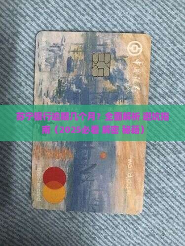 苏宁银行逾期月