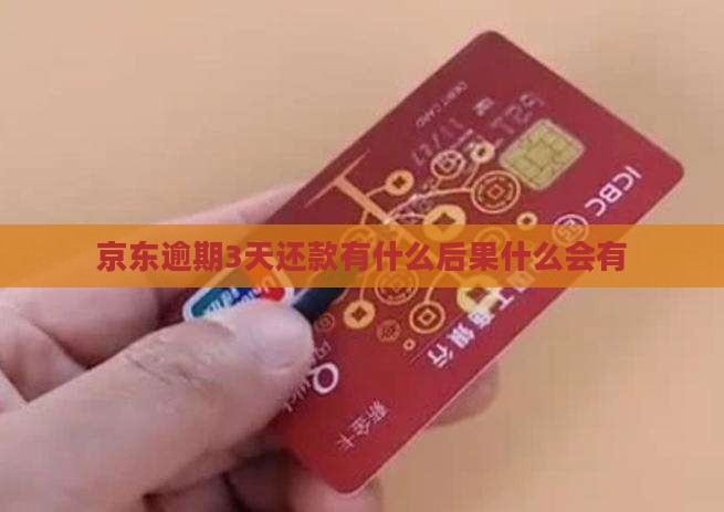 京东逾期3天还款会有什么后果