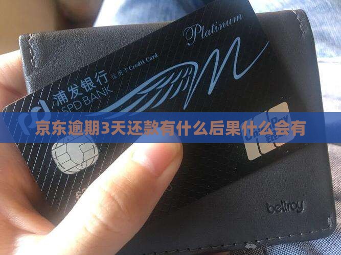 京东逾期3天还款会有什么后果