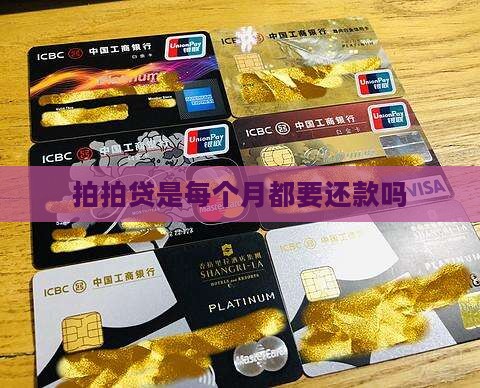拍拍贷是每个月都要还款吗