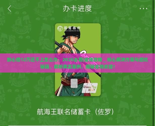 放心借12万还不上怎么办处理方式