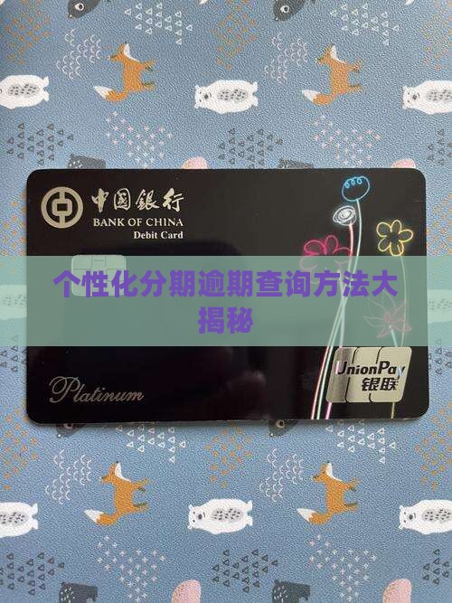 个性化分期方案查询方法大揭秘