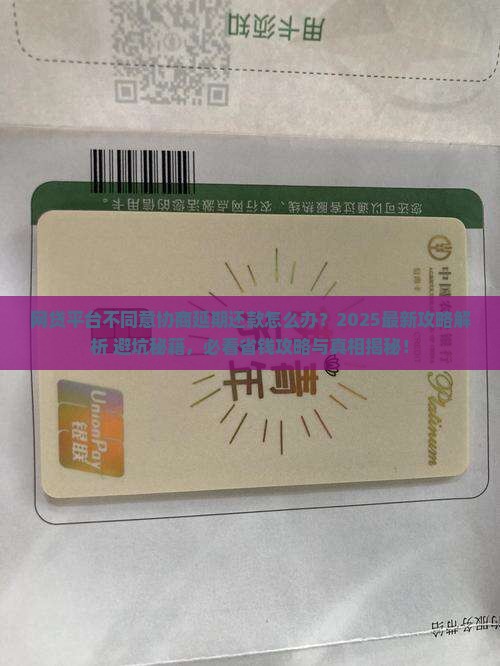 网贷平台不同意协商延期还款该怎么办