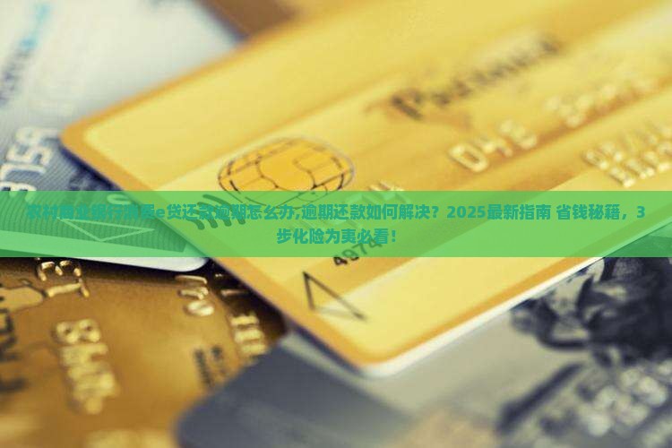 农村商业银行消费e贷还款逾期怎么办