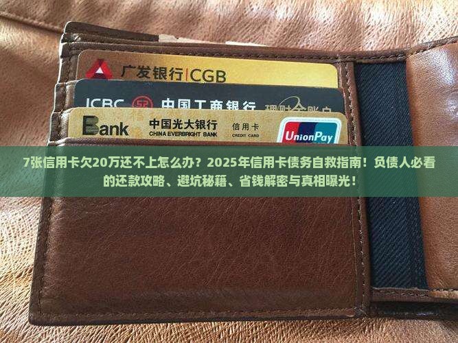 7张信用卡欠20万还不上怎么办