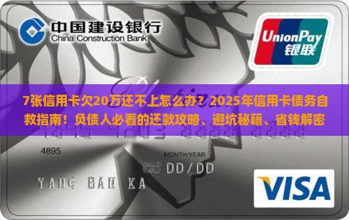 7张信用卡欠20万还不上怎么办