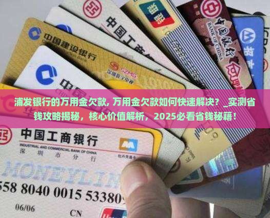 浦发银行的万用金欠款