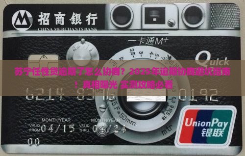 苏宁任性贷逾期协商技巧详解