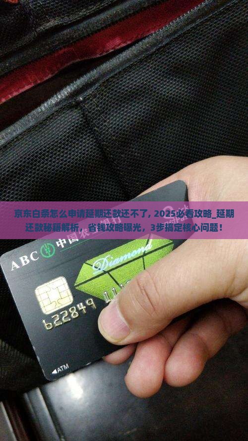 京东白条怎么申请延期还款还不了