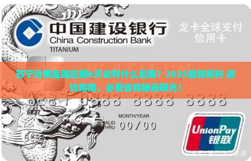 苏宁消费金融逾期6天会有什么后果
