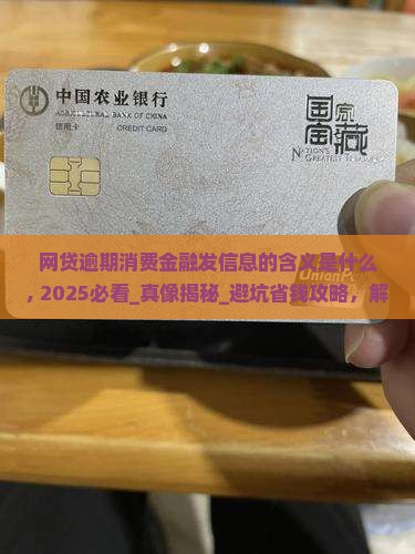 网贷逾期消费金融发信息的含义是什么