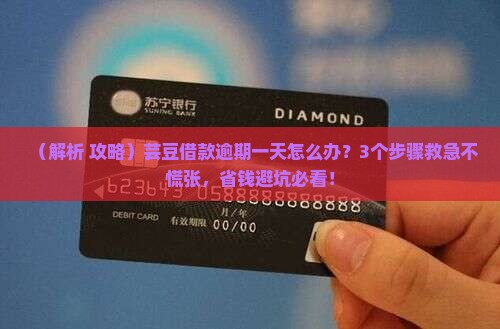 芸豆借款逾期一天还会怎样