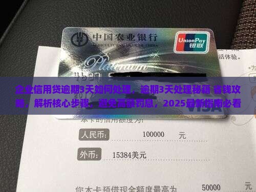 企业信用贷逾期3天如何处理