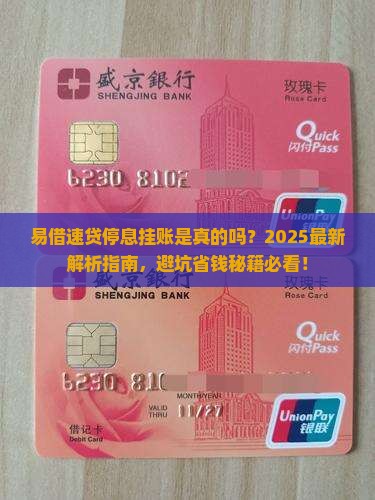 易借速贷停息挂账是真的吗