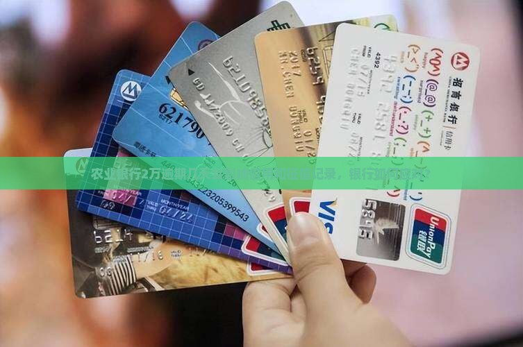 农业银行2万逾期多久会影响信用记录