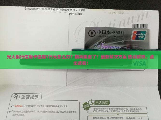 光大银行信用卡逾期1万元如何处理