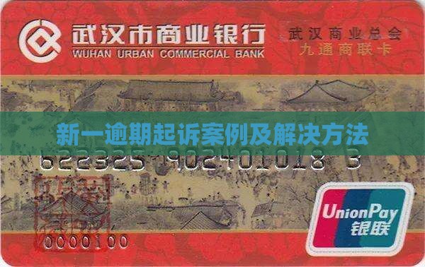 新一贷逾期起诉案例及解决方法
