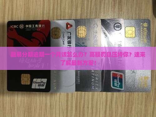 融易分期逾期一个月该如何处理