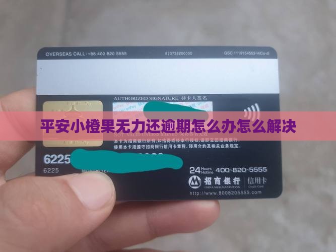 平安小橙果无力还逾期怎么办怎么解决