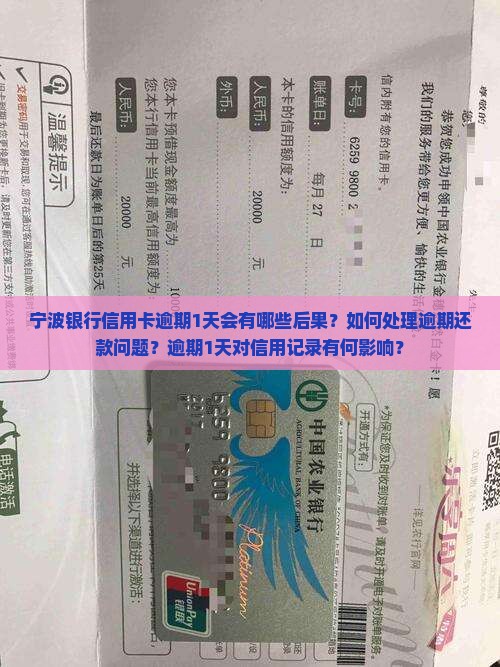 宁波银行信用卡逾期1天会有哪些后果？如何处理逾期还款问题？逾期1天对信用记录有何影响？