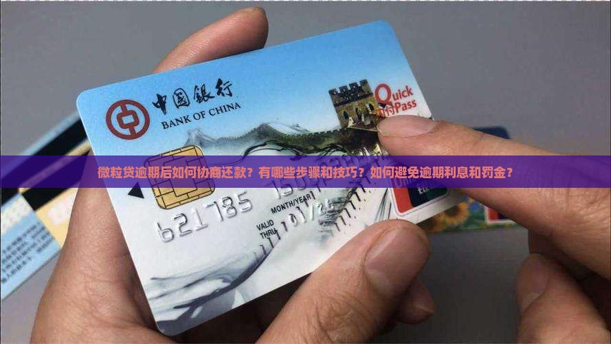 微粒贷逾期后如何协商还款？有哪些步骤和技巧？如何避免逾期利息和罚金？