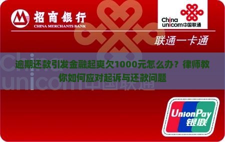 逾期还款引发金融起爽欠1000元怎么办？律师教你如何应对起诉与还款问题