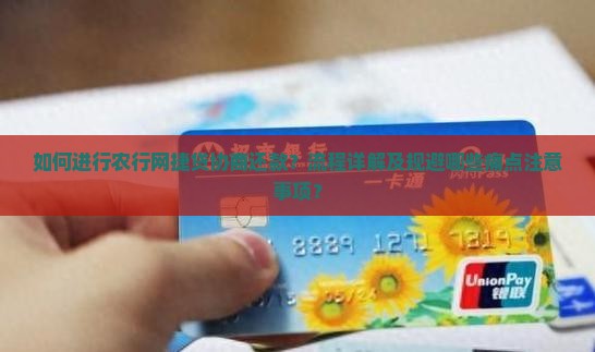 如何进行农行网捷贷协商还款？流程详解及规避哪些痛点注意事项？
