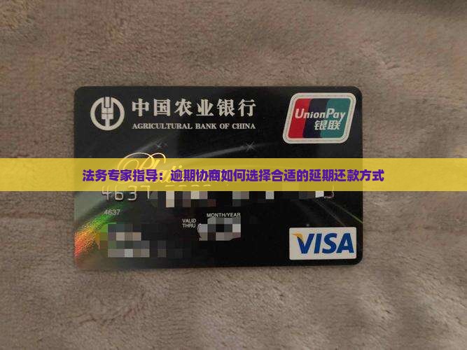 法务专家指导：逾期协商如何选择合适的延期还款方式