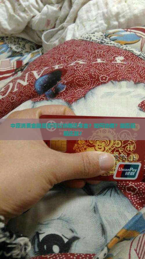 中原消费金融是否可以协商还本金？如何协商？能否延期还款？