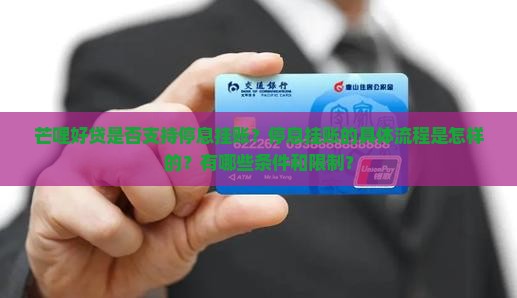 芒哩好贷是否支持停息挂账？停息挂账的具体流程是怎样的？有哪些条件和限制？