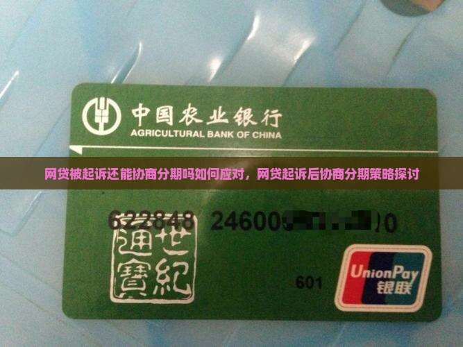 网贷被起诉还能协商分期吗如何应对，网贷起诉后协商分期策略探讨