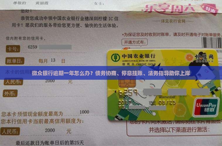 微众银行逾期一年怎么办？债务协商、停息挂账、法务指导助你上岸