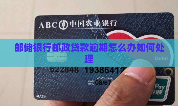 邮储银行邮政贷款逾期怎么办如何处理