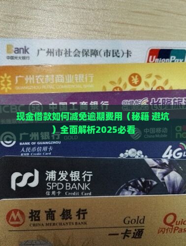 现金借款如何减免逾期费用