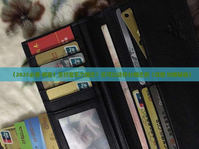 支付宝无力偿还可以分期还款吗
