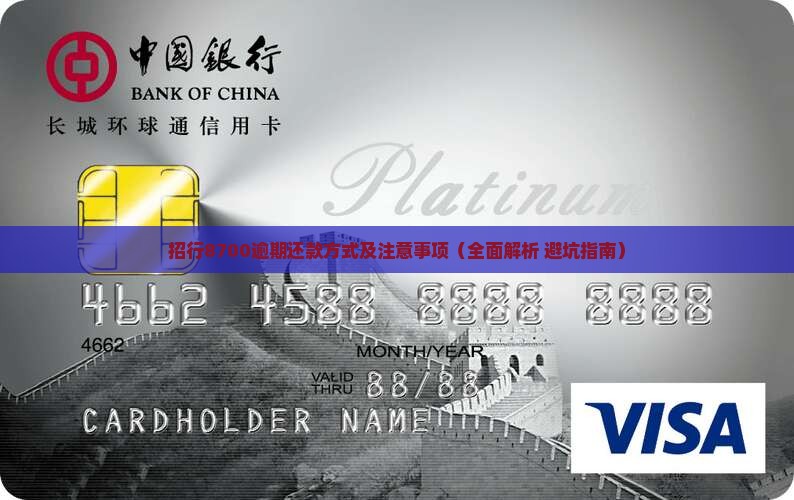 招行8700逾期还款方式及注意事项