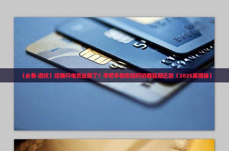 招商闪电贷逾期协商延期还款流程及注意事项
