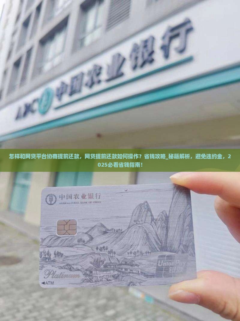怎样和网贷平台协商提前还款