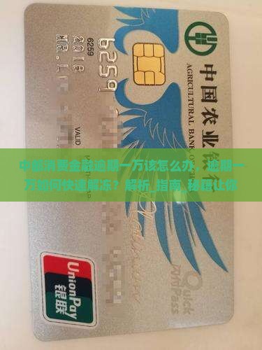 中邮消费金融逾期一万该怎么办